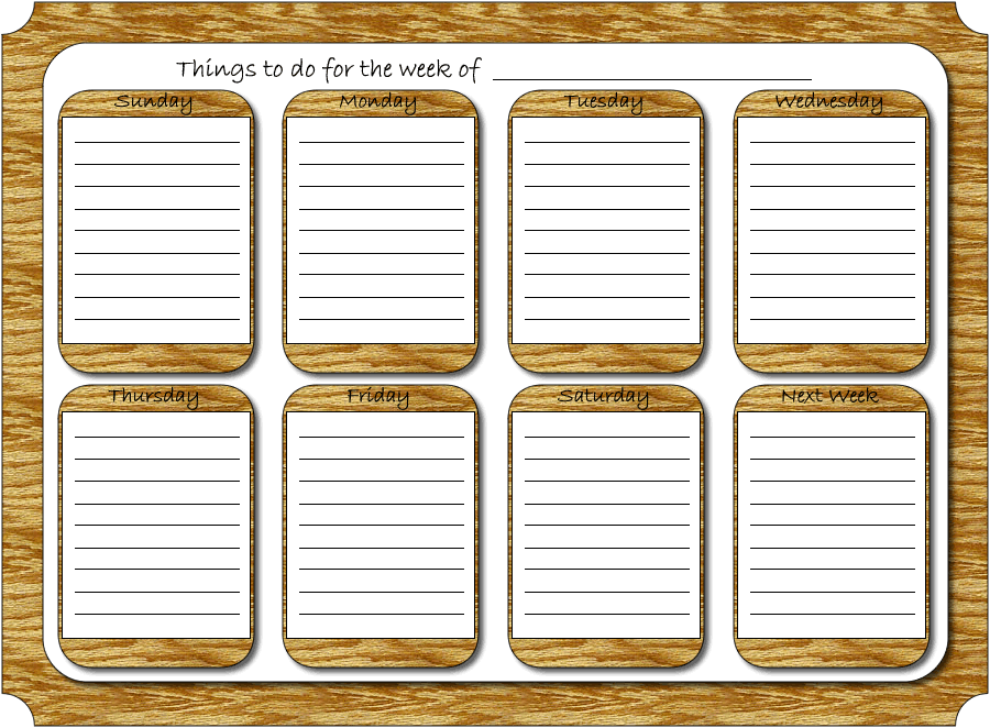 weekly planner template. PRINTABLE PLANNER PAGES