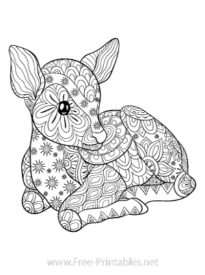 Adult Coloring Page 10 (Portrait)