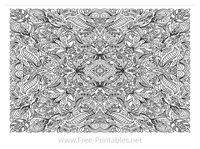 Adult Coloring Page 12 (Landscape)