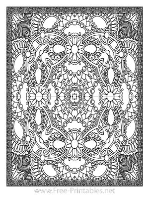 Adult Coloring Page 26 (Portrait)