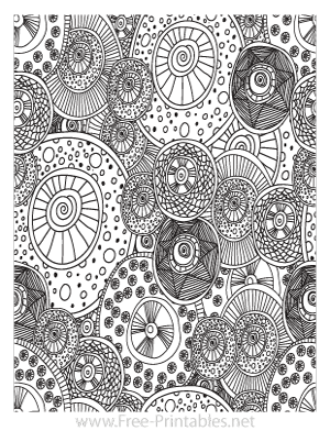 Adult Coloring Page 2 (Portrait)