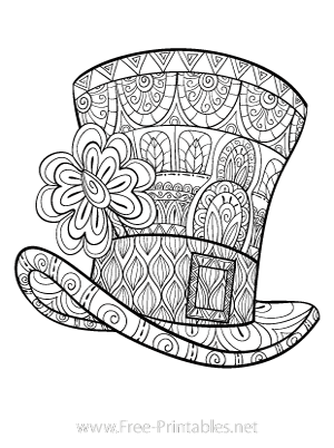 Adult Coloring Page 3 (Portrait)