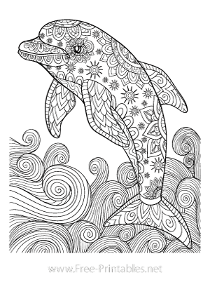 Adult Coloring Page 4 (Portrait)