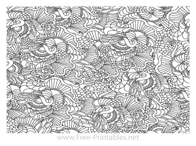 Adult Coloring Page 5 (Landscape)