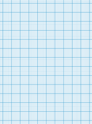 Free Printable Graph Paper 1 - Blue