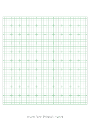 Free Printable Graph Paper 12 - Green