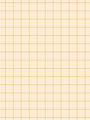 Free Printable Graph Paper 2 - Orange