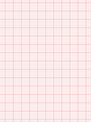 Free Printable Graph Paper 3 - Red