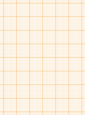 Free Printable Graph Paper 6 - Orange
