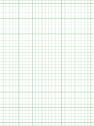 Free Printable Graph Paper 8 - Green