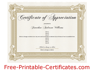 Free Printable Certificates