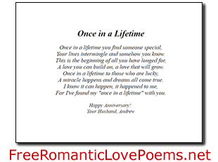 Free Romantic Love Poems