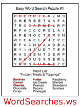 Additional Free Printable Word Searches